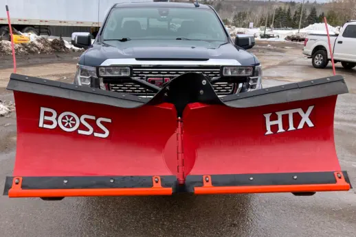 Yard saver on a BOSS snowplow